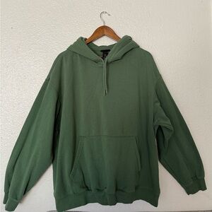 H&M mens Relaxed Fit Green hoddie size XXL